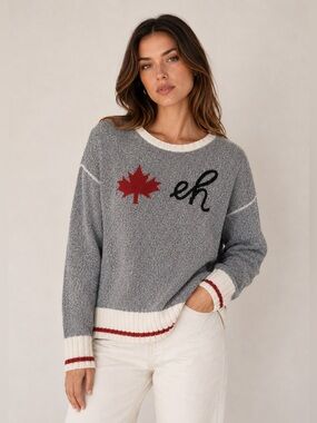 Cotton Country Parkhurst Eh Canada Knit Sweater XL | Like New Final Collection
